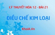 Cách điều chế kim loại bằng phương pháp nhiệt luyện, thủy luyện và điện phân - Hóa 12 bài 21